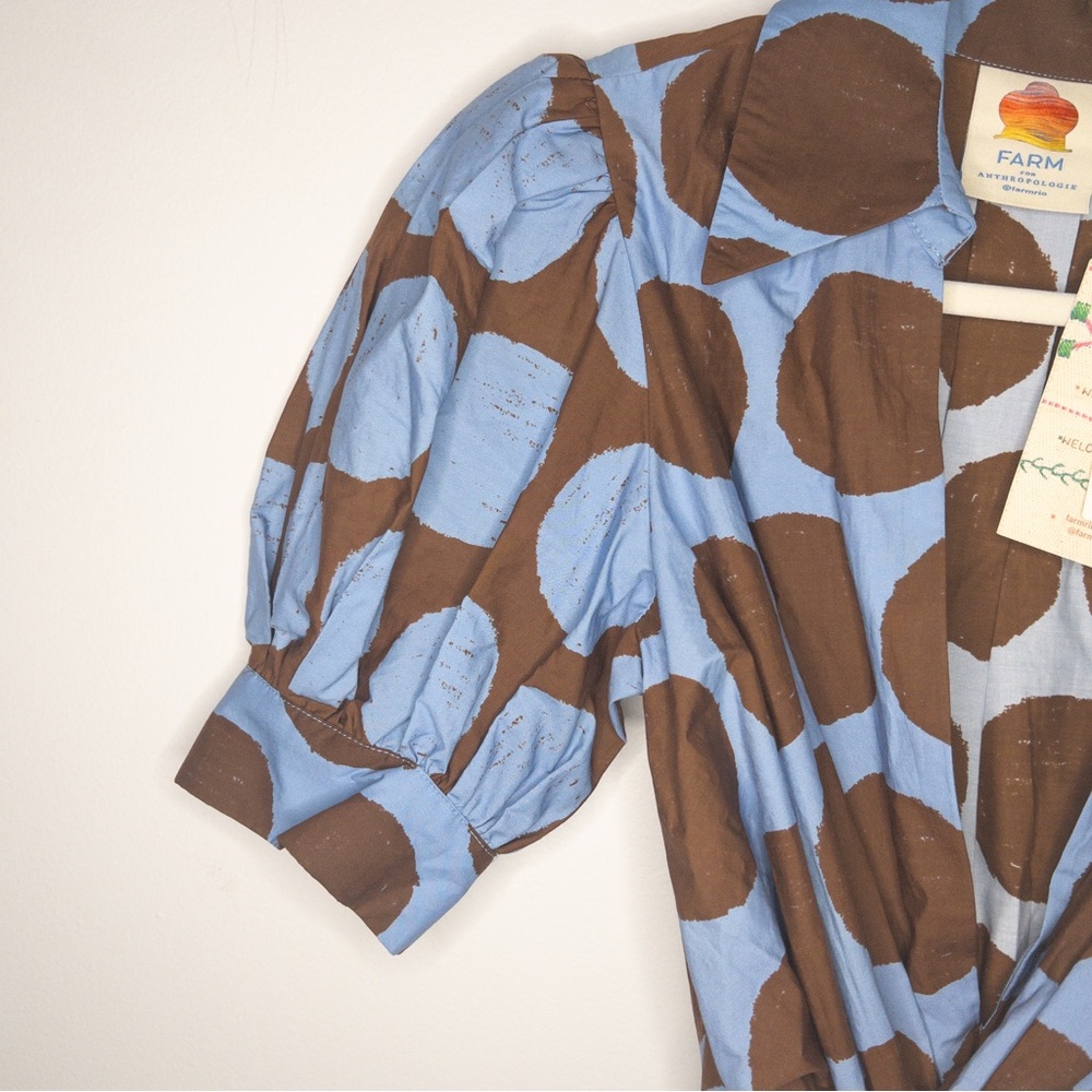 Farm Rio Anthropologie Bow-Front Mini Dress - Picture 8 of 11
